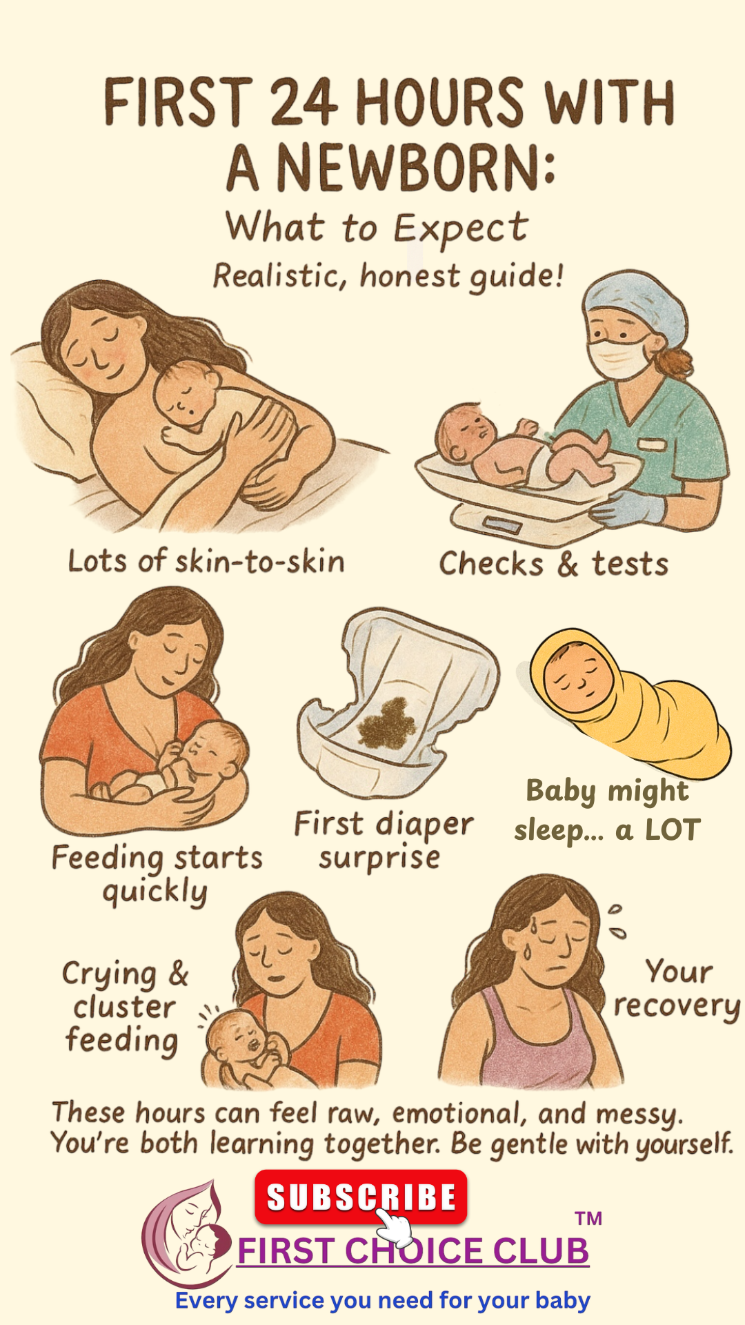 First  Hours with a Newborn What to Expect